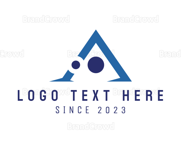 Abstract Tech Letter A Logo