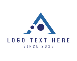 Sharp - Abstract Tech Letter A logo design