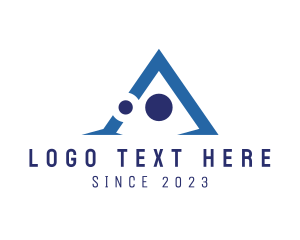 Construction - Abstract Tech Letter A logo design