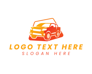 Pickup Truck - Car Automobile Dealer logo design