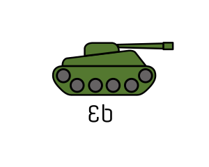 Green War Tank  Logo