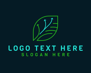 Produce - Leaf Arrow Business logo design