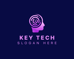 Human Artificial Intelligence Tech logo design