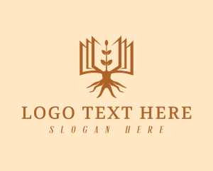 Tutorial - Tree Book Education logo design