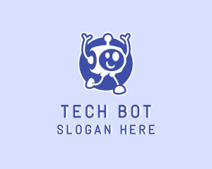 Educational Toy Robot logo design