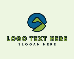 Letter A - Modern Circle Media logo design