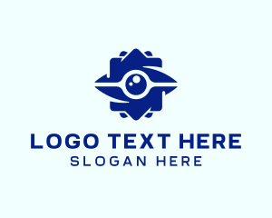 Camera Store - Eye Surveillance Camera logo design
