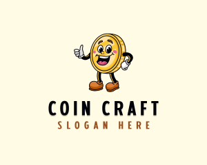 Happy Coin Token logo design