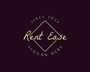 Interior Design - Cursive Elegant Badge logo design