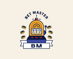 Casino Slot Machine logo design