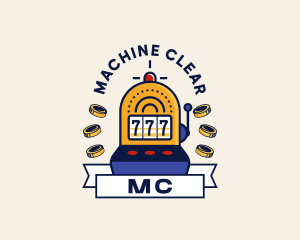 Casino Slot Machine logo design