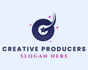 Producers - Stars Hip Hop Record logo design