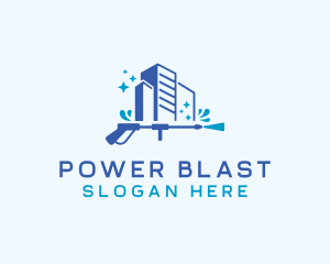 Power Wash Maintenance logo design