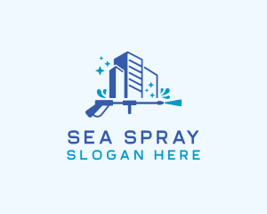 Power Wash Maintenance logo design