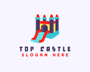 Castle Toy Slide logo design