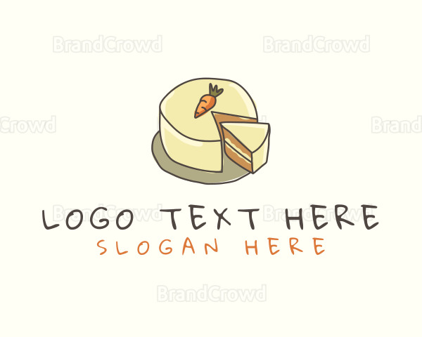 Carrot Cake Dessert Logo