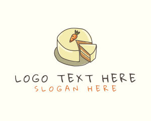 Slice - Carrot Cake Dessert logo design