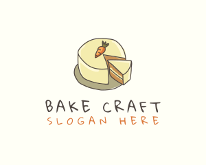 Carrot Cake Dessert logo design