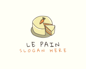 Boulangerie - Carrot Cake Dessert logo design