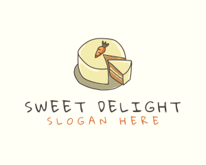 Carrot Cake Dessert logo design