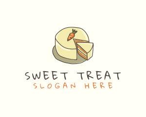 Carrot Cake Dessert logo design