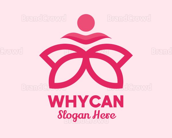 Pink Flower Spa Logo