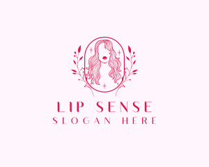 Lady Lips Beauty logo design