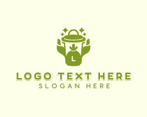 Recycling Bin - Waste Sanitation Disposal logo design