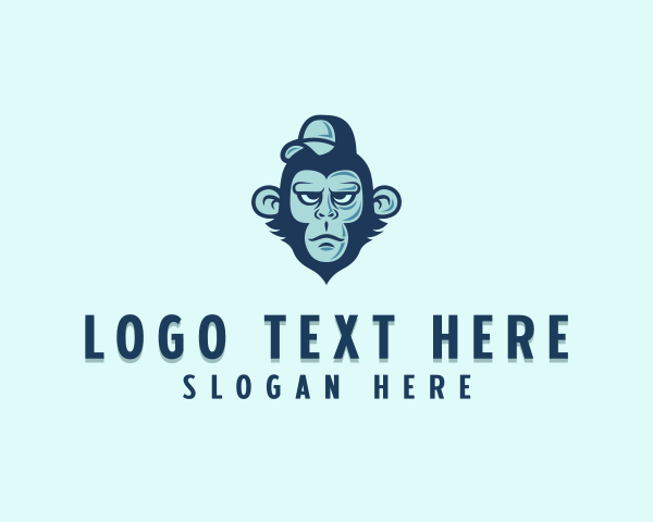 Cap - Monkey Hat Apparel logo design