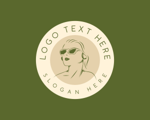 Lady - Woman Sunglasses Boutique logo design