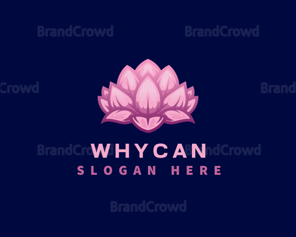 Wellness Lotus Flower Logo