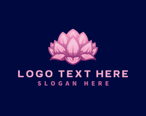 Wellness Lotus Flower Logo