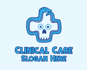 Medical Cross Cartoon  logo design