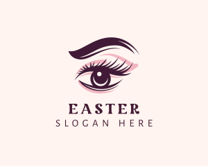 Eyelash - Aesthetic Eye Eyebrow logo design