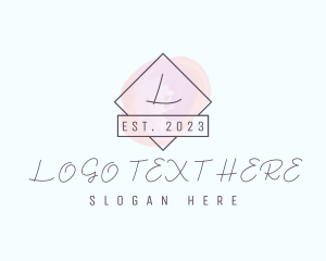 Feminine - Feminine Watercolor Apparel logo design