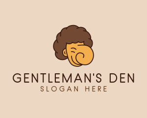 Happy Man Head logo design