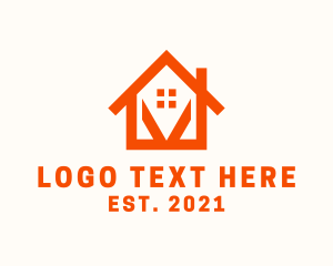 Leasing - House Shelter Building logo design
