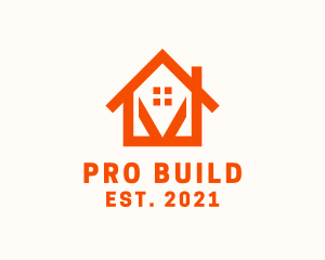 House Shelter Building logo design