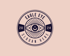 Bohemian Mystic Eye logo design