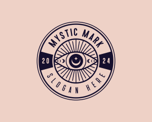 Bohemian Mystic Eye logo design