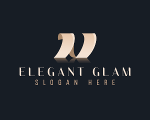 Glamorous - Elegant Boutique Fashion Letter N logo design