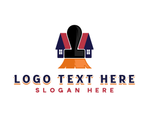 Tradesman - Home Painter Contractor logo design