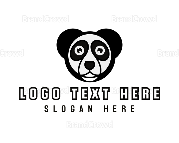 Panda Bear Animal Logo