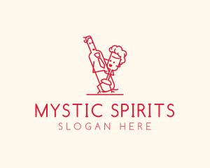 Liquor Bottle Dance logo design