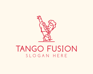 Tango - Liquor Bottle Party Dance logo design