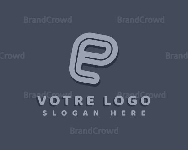 Startup Business Letter E Logo