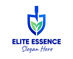 Environmental - Sprout Garden Shovel logo design