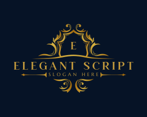 Luxury Royalty Crest Decorative logo design