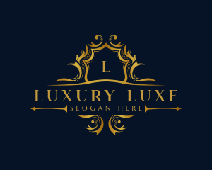 Luxury Royalty Crest Decorative logo design