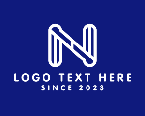 Letter N - Modern Abstract Business logo design